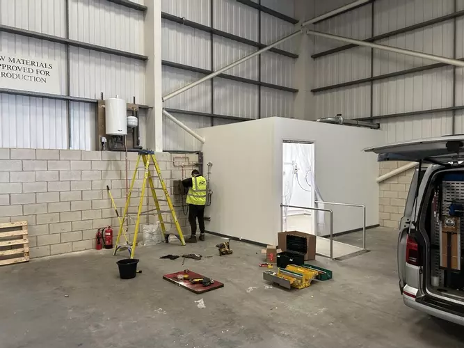 During Installation Of A 3 Phase Jet Wash In Nottingham